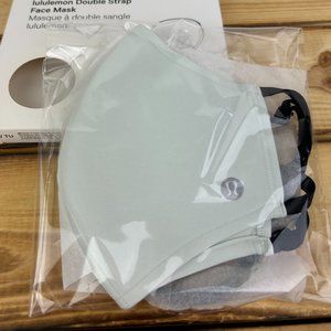 NEW Lululemon Face Mask Ocean Mist Color Double Strap Adjustable Washable